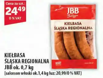 Eurocash KIEŁBASA SLĄSKA REGIONALNA JBB 700g oferta