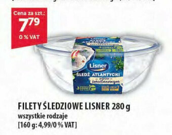 Eurocash FILETY ŚLEDZIOWE LISNER 280 g oferta