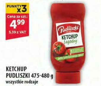 Eurocash KETCHUP PUDLISZKI 475-480 g oferta