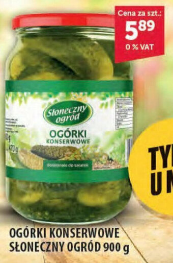 Eurocash OGÓRKI KONSERWOWE SŁONECZNY OGRÓD 900 g oferta