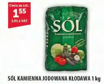 Eurocash SÓL KAMIENNA JODOWANA KŁODAWA 1 kg oferta