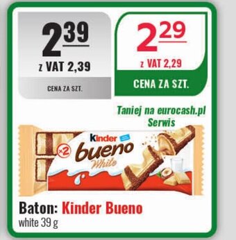 Eurocash Baton: Kinder Bueno 39 g oferta