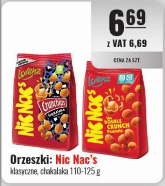 Orzeszki: Nic Nac's 110-125 g
