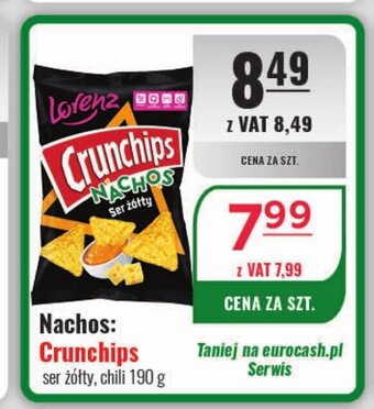 Eurocash Nachos: Crunchips 190 g oferta