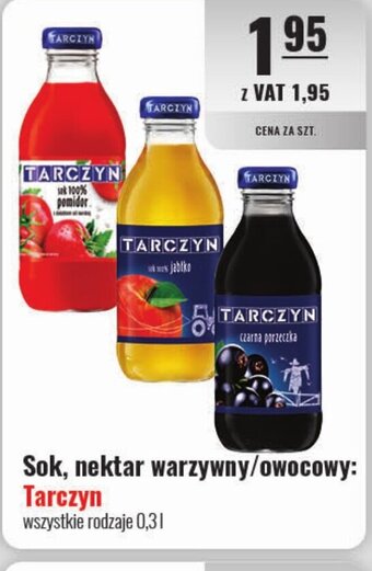 Eurocash Sok, nektar warzywny/owocowy:Tarczyn 0,3 l oferta