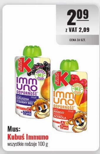 Eurocash Mus: Kubuś Immuno 100 g oferta