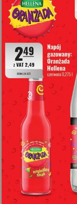 Eurocash Napój gazowany: Oranżada Hellena 0,275 l oferta