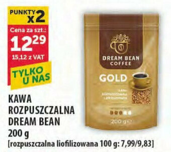 Eurocash KAWA ROZPUSZCZALNA DREAM BEAN 200g oferta