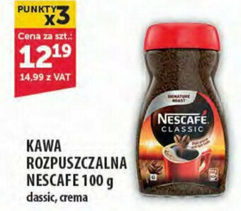 Eurocash KAWA ROZPUSZCZALNA NESCAFE 100 g oferta