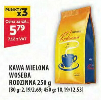 Eurocash KAWA MIELONA WOSEBA RODZINNA 250 g oferta