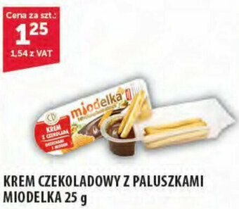 Eurocash KREM CZEKOLADOWY Z PALUSZKAMI MIODELKA 25 g oferta
