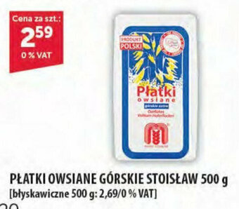 Eurocash PŁATKI OWSIANE GÓRSKIE STOISŁAW 500 g oferta