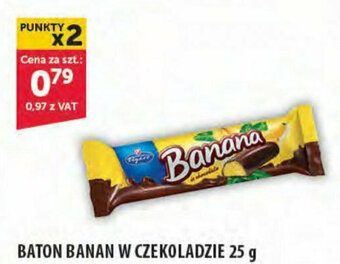 Eurocash BATON BANAN W CZEKOLADZIE 25 g oferta
