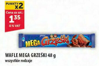 Eurocash WAFLE MEGA GRZEŚKI 48 g oferta