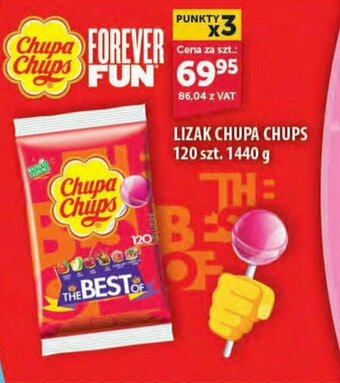 Eurocash LIZAK CHUPA CHUPS 120 szt. 1440 g oferta