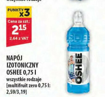 Eurocash NAPÓJ IZOTONICZNY OSHEE 0,75 I oferta