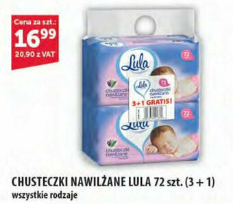 Eurocash CHUSTECZKI NAWILŻANE LULA 72 szt. (3+1) oferta