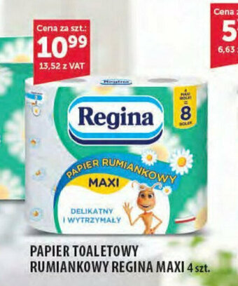 Eurocash PAPIER TOALETOWY RUMIANKOWY REGINA MAXI 4 szt. oferta