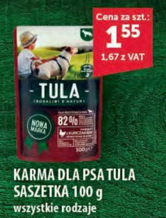 Eurocash KARMA DLA PSA TULA SASZETKA 100 g oferta