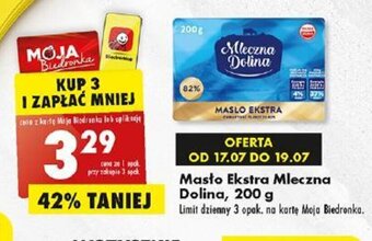 Biedronka Masto Ekstra Mleczna Dolina, 200 g oferta