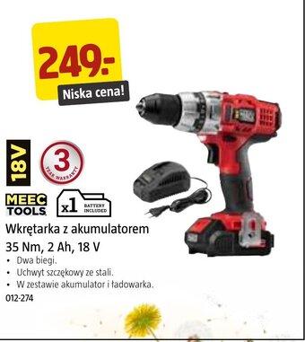 Jula Wkrętarka z akumulatorem 35 Nm, 2 Ah, 18 V oferta