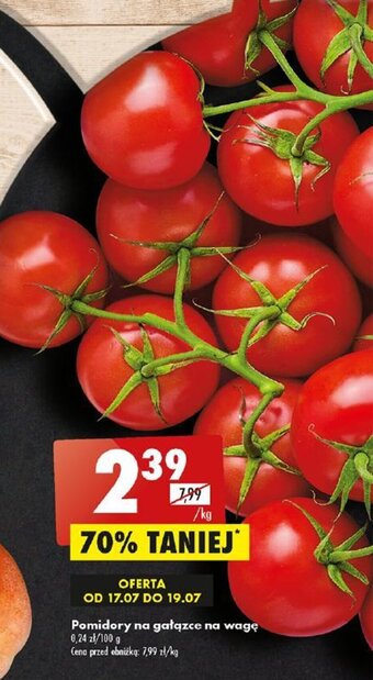 Biedronka Pomidory na gałązce 1kg oferta