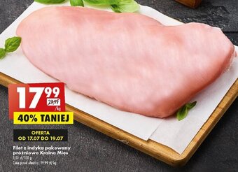 Biedronka Filet z indyka pakowany próżniowo Kraina Mięs 1kg oferta