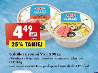 Biedronka Sałatka z surimi Vici, 200 g oferta