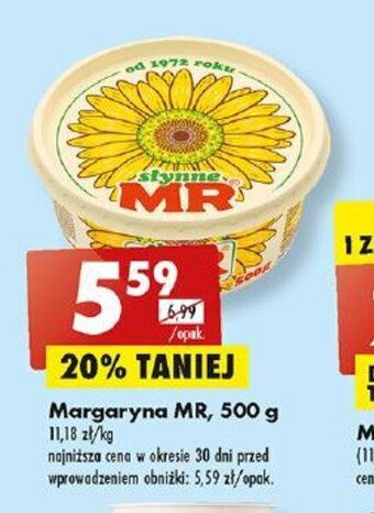 Biedronka Margaryna MR, 500 g oferta
