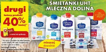 Biedronka ŚMIETANKI UHT MLECZNA DOLINA oferta
