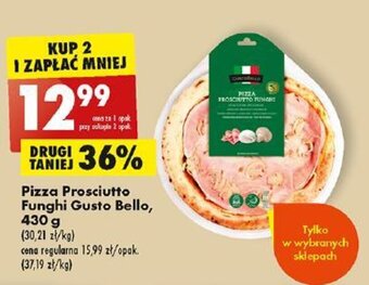 Biedronka Pizza Prosciutto Funghi Gusto Bello 430g oferta