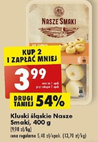 Biedronka Kluski śląskie Nasze Smaki, 400 g oferta