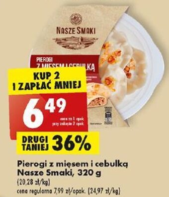 Biedronka Pierogi z mięsem i cebulką Nasze Smaki, 320 g oferta