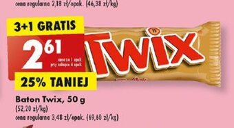 Biedronka Baton Twix, 50 g oferta