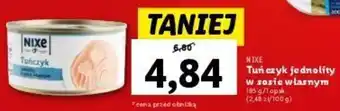 Lidl Tuńczyk jednolity w sosie własnym 195 g oferta