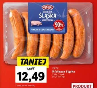 Lidl Kiełbasa śląska 550 g oferta