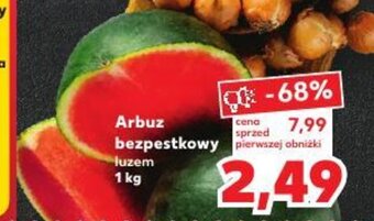 Kaufland Arbuz bezpestkowy 1kg oferta