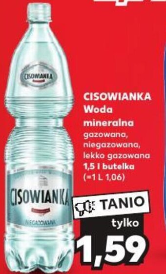 Kaufland CISOWIANKA Woda mineralna 1,5l oferta