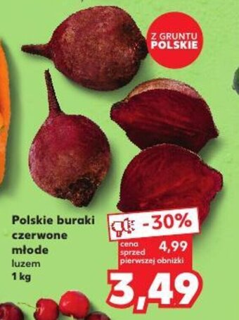 Kaufland Polskie buraki czerwone młode 1 kg oferta