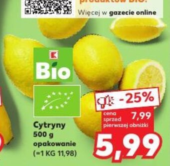 Kaufland Cytryny 500 g oferta