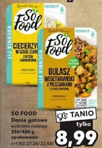 Kaufland SO FOOD Danie gotowe 330/400 g oferta