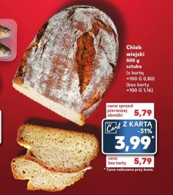 Kaufland Chleb wiejski 500 g oferta