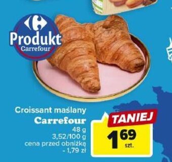 Carrefour Croissant maślany Carrefour 48g oferta