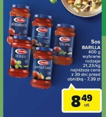 Carrefour Sos BARILLA 400 g oferta