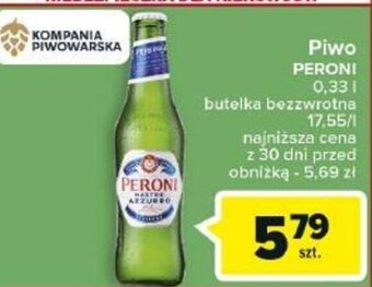 Carrefour Piwo PERONI 0,33l oferta