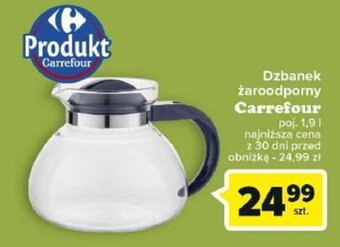 Carrefour Dzbanek żaroodporny Carrefour 1,9l oferta