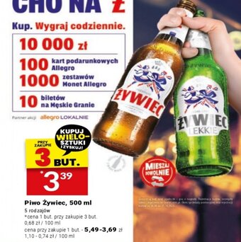Twój Market Piwo Żywiec, 500 ml oferta