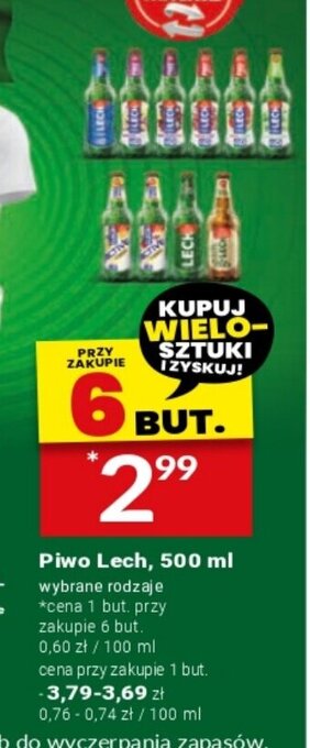 Twój Market Piwo Lech, 500 ml oferta