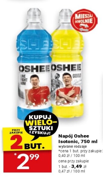 Twój Market Napój Oshee Isotonic, 750 ml oferta