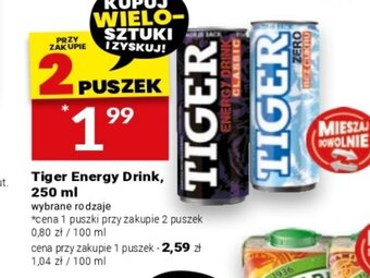 Twój Market Tiger Energy Drink, 250 ml oferta
